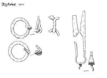 Sax, betsel, fragment av järn, textil (SHM Invnr 34000)Foto: Harald Faith-Ell 2013-11-19 SHMM