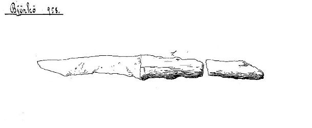 Kniv av järn (SHM Invnr 34000)Foto: Harald Faith-Ell 2013-11-19 SHMM
